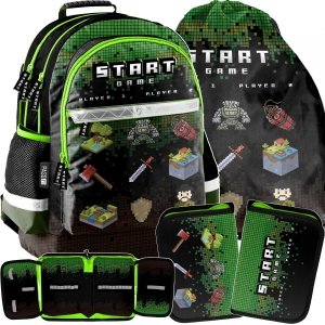 Szkolny Plecak Gamingowy Minecraft dla Chłopaków Paso [PP22CR-116]