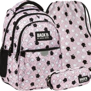 Modny Plecak Backup dla Dziewczyny Szkolny w Kotki Koty [PLB3P35]