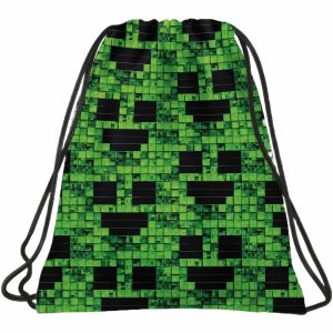 BACKUP WOREK NA OBUWIE KAPCIE BUTY W-F DLA UCZNIÓW SZKOLNY MINECRAFT GAMER