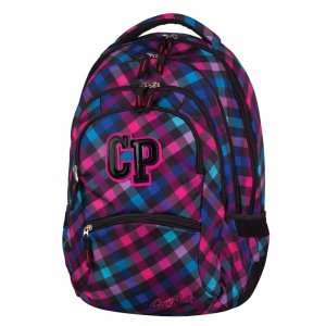 Plecak CP CoolPack Kolorowa Krata Szkolny Sportowy Młodzieżowy [77828CP]