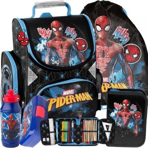 Chłopięcy Tornister do Szkoły Paso Spider-Man Komplet 5w1 [SP22LL-525]
