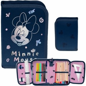 SZKOLNY PIÓRNIK Z WYPOSAŻENIEM MYSZKA MINNIE MINI DLA DZIEWCZYNY DISNEY