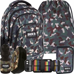 Wojskowy Plecak BackUP Plecak Taktyczny Moro Komplet 5w1 [PLB4A97]