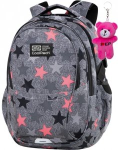 CP CoolPack Plecak dla Dziewczyny Szary z Gwiazdami Szkolny FANCY STARS [C02176]