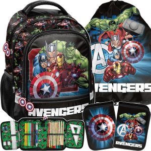Zestaw Plecak Avengers Iron Man Kapitan Ameryka Thor [AV23DD-260]