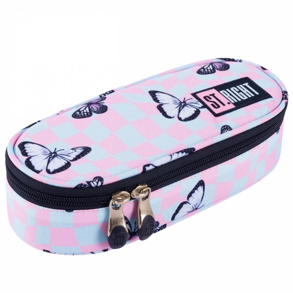 PIÓRNIK SZKOLNY MOTYLE ST.RIGHT DLA DZIEWCZYNY OTWIERANY