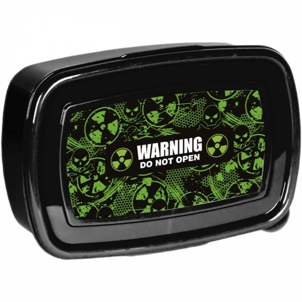 LUNCH BOX ŚNIADANIÓWKA DLA CHŁOPAKA NA DRUGIE ŚNIADANIE WARNING ALERT