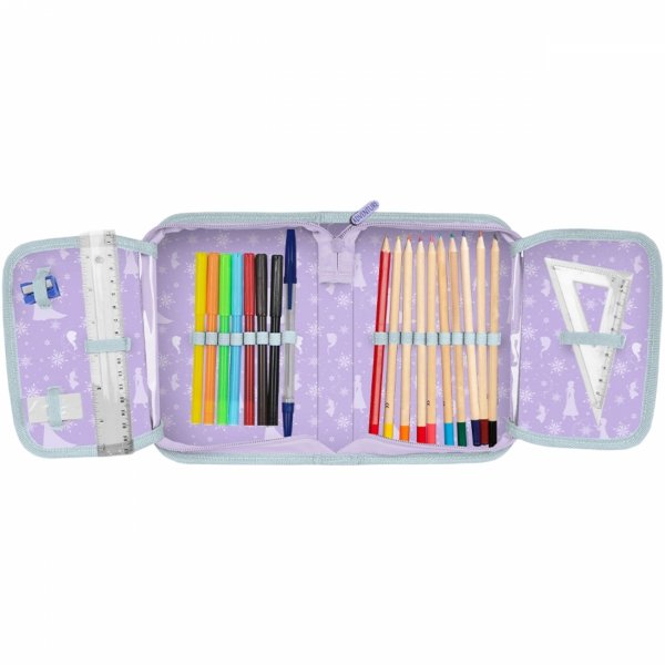 FROZEN PIÓRNIK SZKOLNY Z WYPOSAŻENIEM KRAINA LODU DLA DZIEWCZYNEK DISNEY