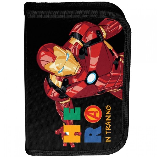 Otwierany Szkolny Piórnik Iron Man dla Chłopaków Avengers [AV22CI-P001]
