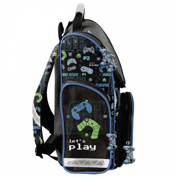 TORNISTER GAMEPAD GRY SZKOLNY GAMING DLA CHŁOPAKA DO KLAS 1-4 KOMPLET 6w1