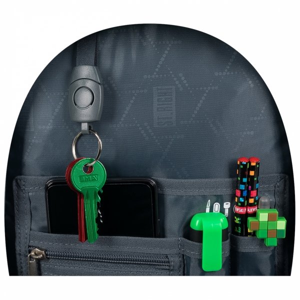 KOMPLET 5w1 PLECAK ST.RIGHT PIKSELE SZKOLNY MŁODZIEŻOWY GAMER GAMING