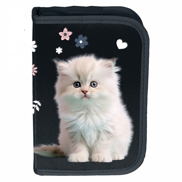 ZESTAW 5w1 PLECAK KOTEK SZKOLNY DZIEWCZĘCY DO PODSTAWÓWKI KOTKI z KOTKIEM