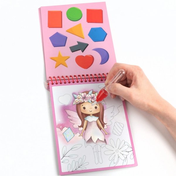 MAGICZNA WIELORAZOWA KOLOROWANKA WODNA KIDEA DLA DZIECKA DO KOLOROWANIA