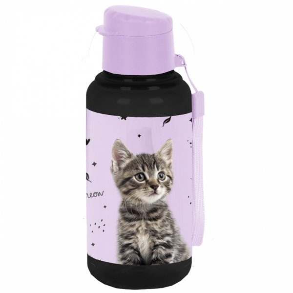 KOMPLET 6w1 TORNISTER SZKOLNY KOT DZIEWCZĘCY Z KOTEM DO 1 KLASY KOTEK CATS