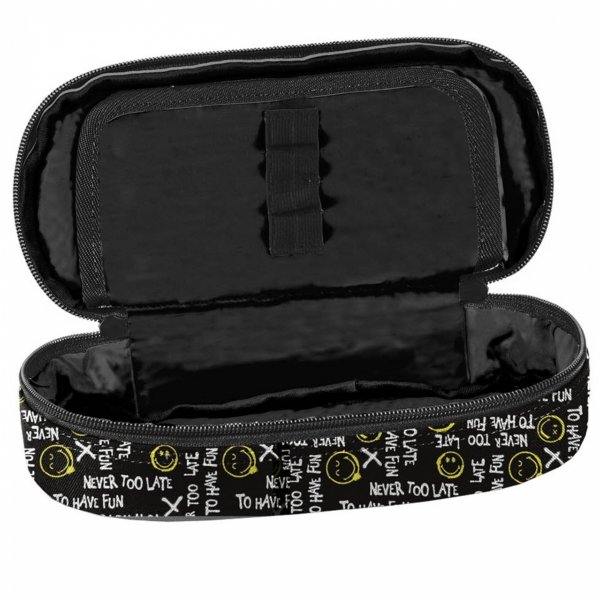 SMILEY SZKOLNY PIÓRNIK EMOTIKONY Z KLAPKĄ DO PODSTAWÓWKI EMOTKI BUŹKI PASO