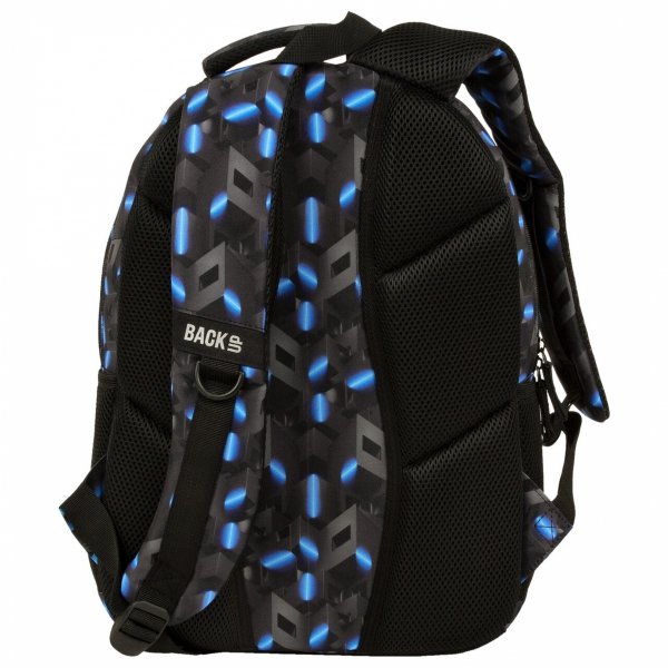 BACKUP RIDDLE PLECAK SZKOLNY ZESTAW 5w1 ABSTRAKCJA 3D DLA CHŁOPAKA 