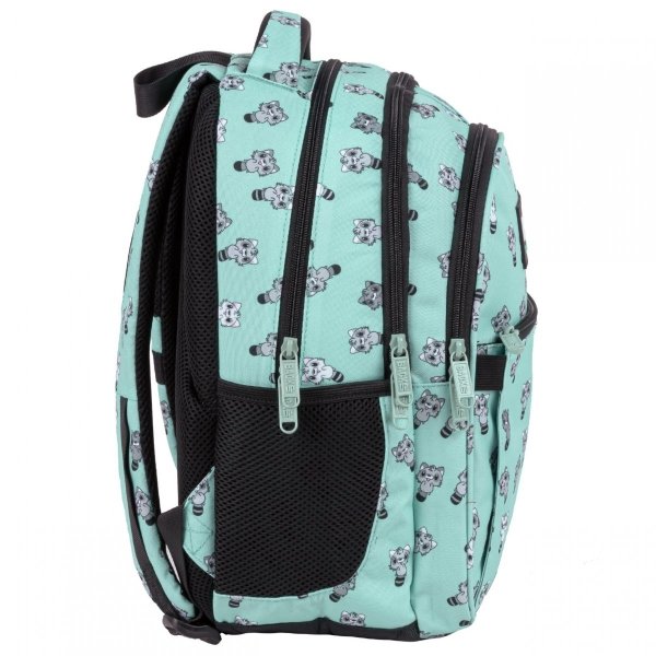 Plecak w Szopy Backup dla Młodzieży Seledynowy komplet [PLB4P76]