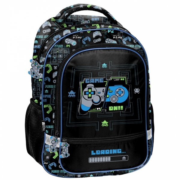 PLECAK GAMEPAD SZKOLNY DO PODSTAWÓWKI GRA GRY DO 1 KLASY GAMER GAMING PASO
