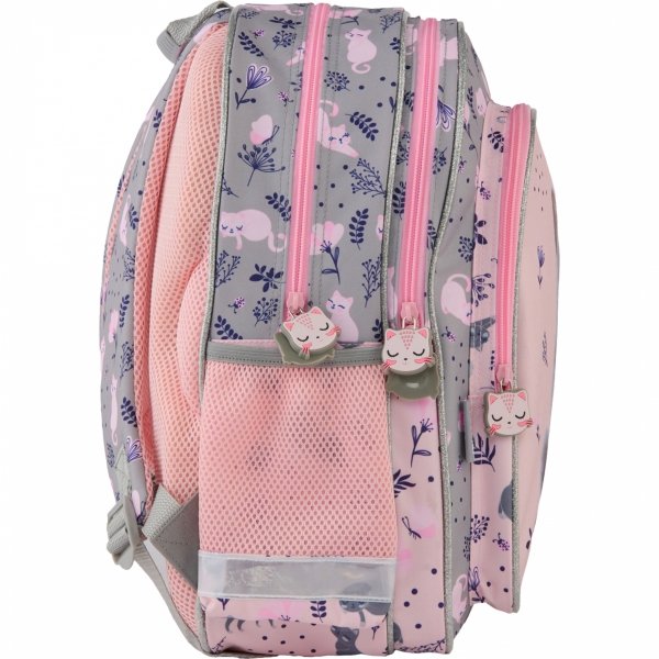 KOTKI PLECAK SZKOLNY DO KLAS 1-3 ZESTAW 3w1 Z KOTKIEM DLA DZIEWCZYNKI