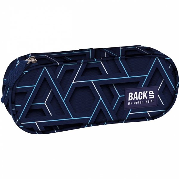 PLECAK BACKUP SZKOLNY MŁODZIEŻOWY DLA CHŁOPAKA NIEBIESKI ION KOMPLET 5ele