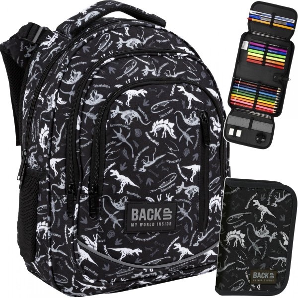 Chłopięcy Młodzieżowy Plecak Dinozaury Backup [PLB4R114]