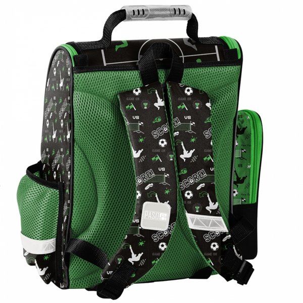 TORNISTER PIŁKARSKI SZKOLNY DLA CHŁOPAKA DO 1 KLASY ZESTAW 5w1 PIŁKA NOŻNA