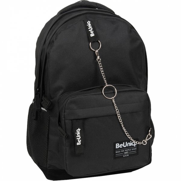 CZARNY PLECAK BEUNIQ MŁODZIEŻOWY SZKOLNY SPORTOWY PASO 