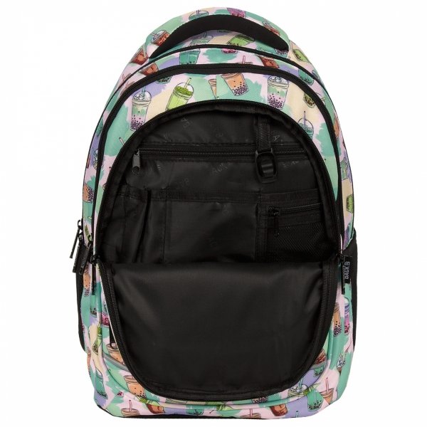 PLECAK BACKUP SZKOLNY MŁODZIEŻOWY BUBBLE TEA ZESTAW 5w1 DLA DZIEWCZYNY