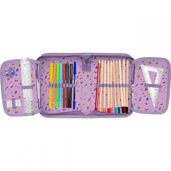 Wyposażony Piórnik Paso Frozen do Szkoły Kraina Lodu [DF23XX-P001]