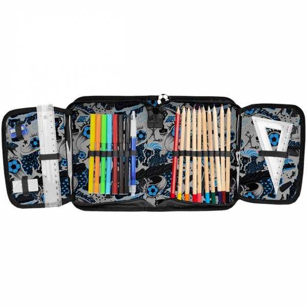 ZESTAW 5w1 FOOTBALL PLECAK SZKOLNY DO KLAS 1-3 PODSTAWÓWKI PASO PIŁKA NOŻNA