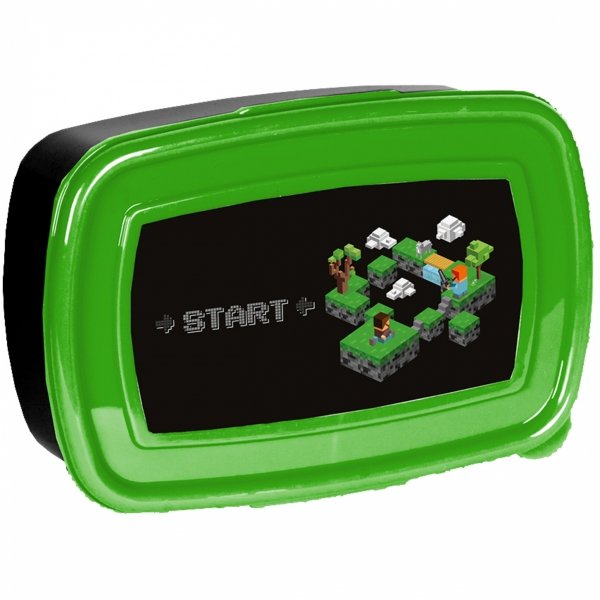 Zestaw Bidon Śniadaniówka Minecraft Gra Gamer Gaming na drugie Śniadanie