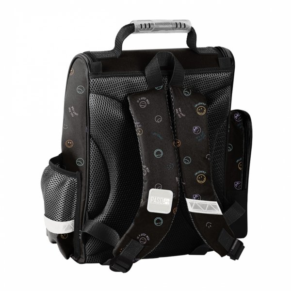 TORNISTER SMILEY SZKOLNY DO KLAS 1-4 DO PODSTAWÓWKI BUŹKI ZESTAW 5w1 EMOTKI