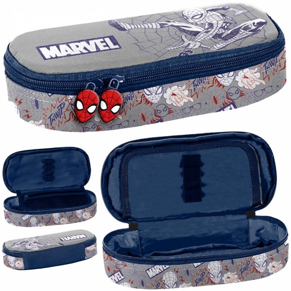 Etui Piórnik SPIDER-MAN dla Chłopaków Szkolny Otwierany Marvel PASO Nowoczesny