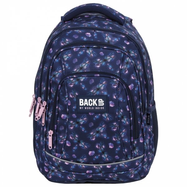 BackUp Ważki zestaw 5w1 Plecak Szkolny dziewczęcy [PLB5A24]