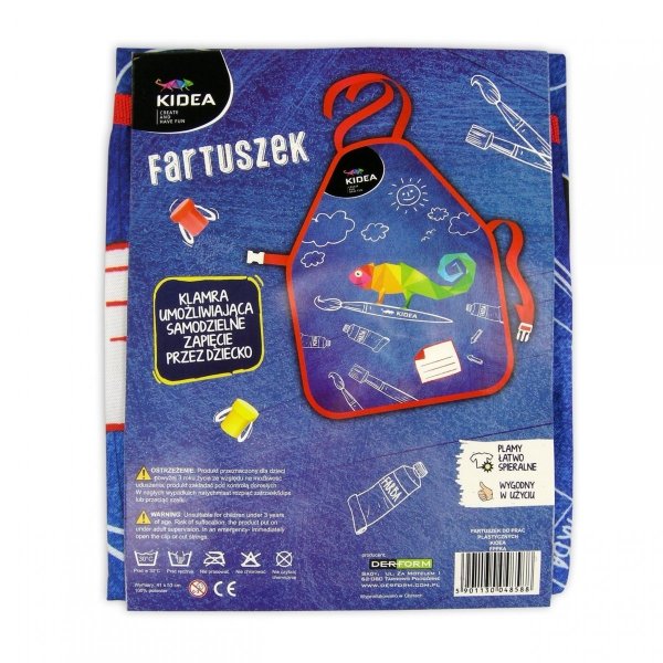 Fartuszek do Prac Plastycznych Kidea dla Dziecka Derform [FPPKA]