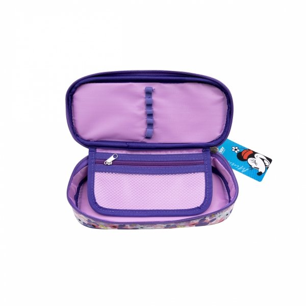 PIÓRNIK MYSZKA MINNIE SZKOLNY SASZETKA Z KLAPKĄ DLA DZIEWCZYNEK DISNEY