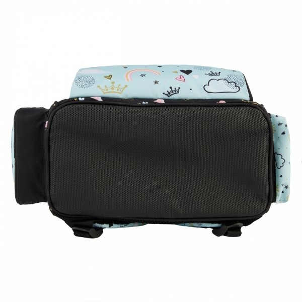 TORNISTER SZKOLNY MIŚ PANDA DLA DZIEWCZYNEK DO PODSTAWÓWKI MIĘTOWY KOMPLET