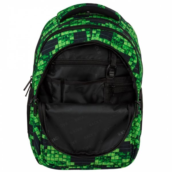 MINECRAFT PLECAK SZKOLNY MŁODZIEŻOWY BACKUP PIKSELE GRA KOMPLET 5w1 DERFORM