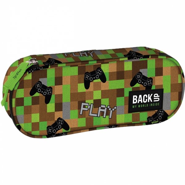 PLECAK BACKUP SZKOLNY MINECRAFT MŁODZIEŻOWY z PADAMI ZESTAW 3w1 PIKSEL GAME