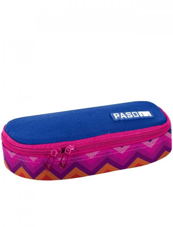 Piórnik Młodzieżowy Szkolny kolorowe Zygzaki [18-013ZI]