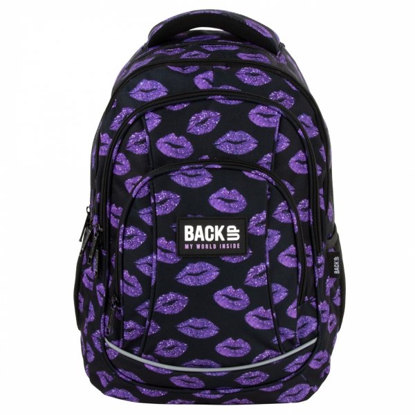 PLECAK USTA BACKUP SZKOLNY MŁODZIEŻOWY DLA DZIEWCZYNY GLITTER KISS