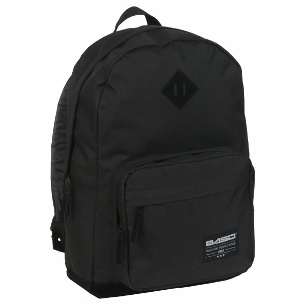 CZARNY Plecak Vintage RETRO Młodzieżowy MIEJSKI PASO