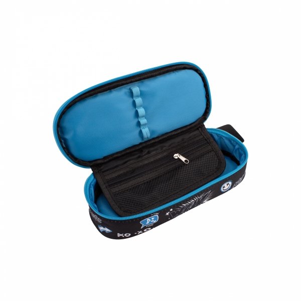 PIÓRNIK MANGA AMINE SZKOLNY SASZETKA Z KLAPKĄ ETUI DLA UCZNIÓW BENIAMIN