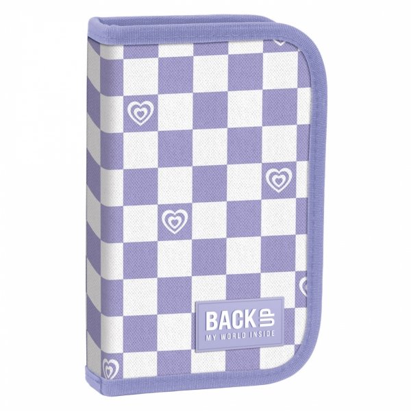 FIOLET SZACHOWNICA MŁODZIEŻOWY PLECAK BACKUP DZIEWCZĘCY SZKOLNY ZESTAW 3w1