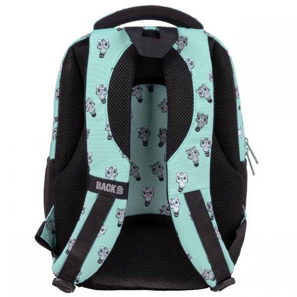 Plecak w Szopy Backup dla Młodzieży Seledynowy komplet [PLB4P76]