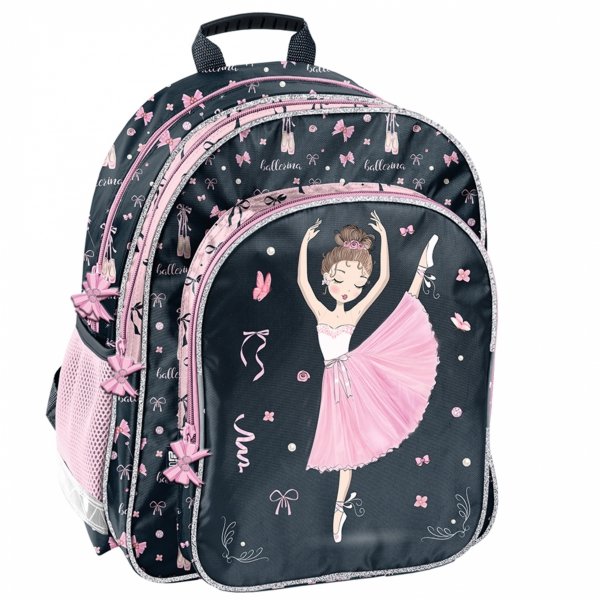 PLECAK SZKOLNY TANCERKA DLA DZIEWCZYNEK DO 1 KLASY PODSTAWÓWKI BALERINA