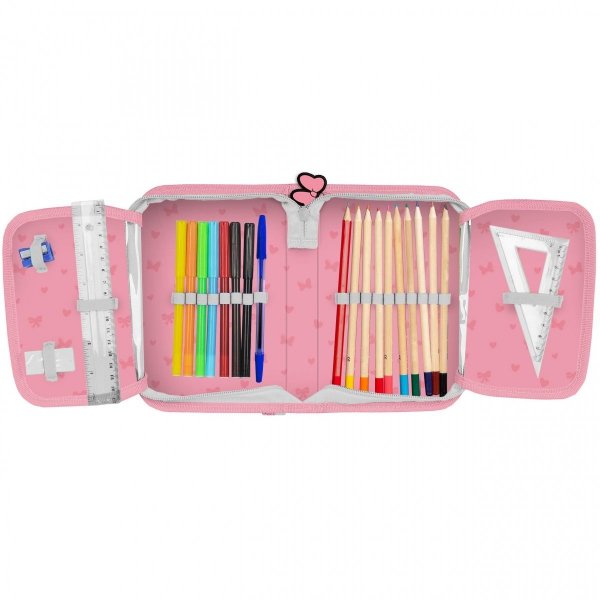 Piórnik Paso Myszka Minnie z Wyposażeniem Dziewczęcy [DM22CB-001]