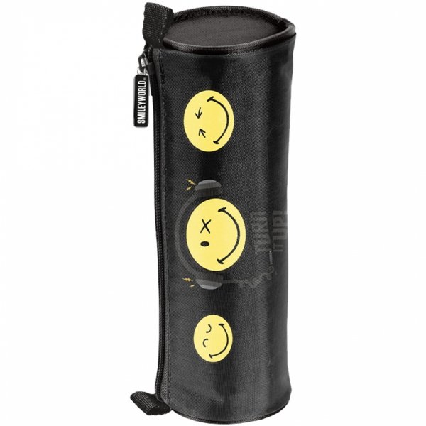 PIÓRNIK TUBA SMILEY BEUNIQ SZKOLNY DLA UCZNIÓW CZARNO BIAŁY SZACHOWNICA