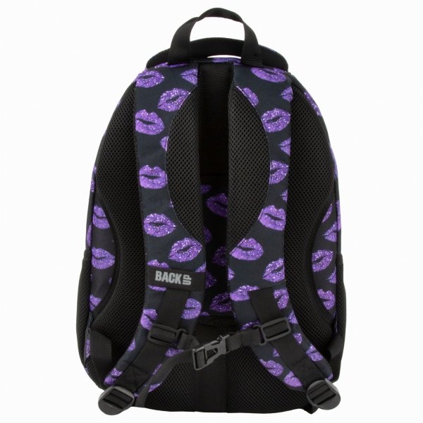 USTA BACKUP PLECAK SZKOLNY MŁODZIEŻOWY DZIEWCZĘCY GLITTER KISS KOMPLET 5w1