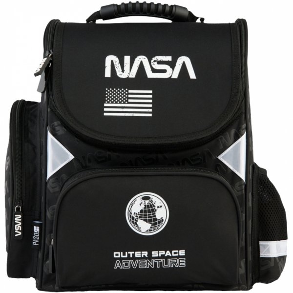 NASA TORNISTER SZKOLNY DLA CHŁOPAKÓW KOMPLET 3w1 DO PODSTAWÓWKI CZARNY